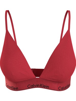 Calvin Klein Kadın Kırmızı Calvin Klein Unlıned Trıangle Kadın Kırmızı Sütyen