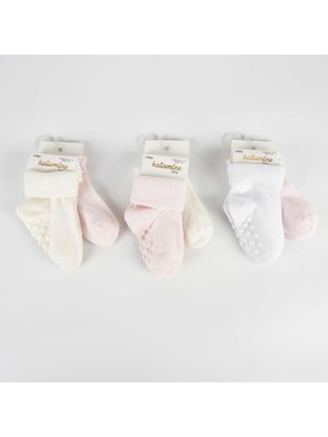 NessiWorld Cenet 2'li Abs'li Kız Bebek Soket Çorap K44048 (Adet Fiyatıdır)