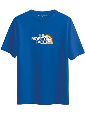 Risil-Nu Company Unisex Oversize Morty Baskılı Pamuklu Tişört | Yumuşak Dokulu, Rahat ve Casual Fashion