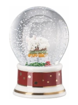 PremiumPort Beyaz Kar Küresi, Sihirli ve Şık Dekoratif Hediye