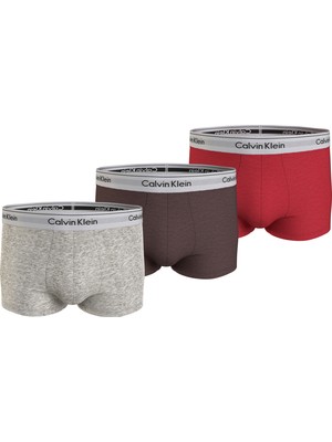 Calvin Klein Erkek Kırmızı Calvin Klein Trunk 3pk Erkek Kırmızı Boxer Set