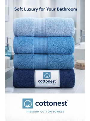 Cottonest Rainbov Havlu Seti 4'lü