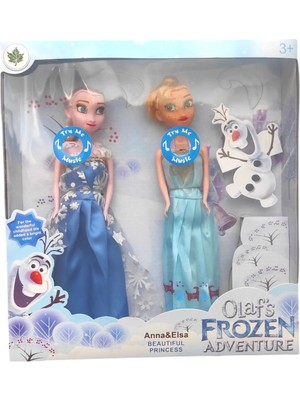 Brother Toys Karlar Ülkesi Frozen Müzikli Elsa ve Anna 2'li Set Şarkı Söyleyen Oyuncak Figür