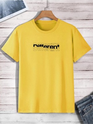 Risil-Nu Company Different Baskılı Unisex Oversize T-Shirt - Büyük Beden ve Farklı Renk Seçenekleriyle