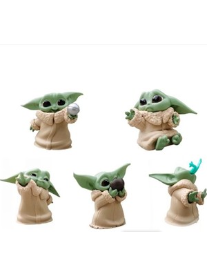 NessiWorld Mini Baby Yoda Figür 6 Adet