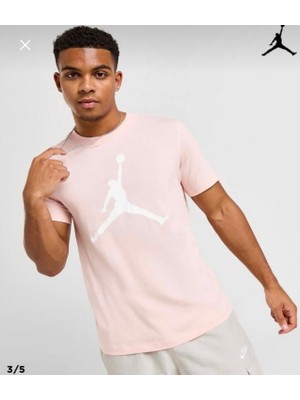 Nike Jordan Jumpman Short-Sleeve Cre Pembe Erkek T-Shirt CJ0921-622
