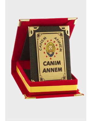 Zero Land Techmrt Canım Annem Plaketi-Kırmızı