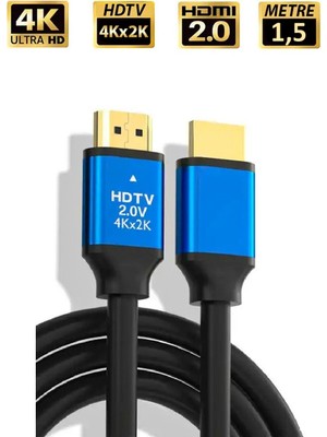 Zeyar Teknoloji Hi-Link Hdtv 2.0 Premıum 1,5 Metre HDMI Kablo 4K Ultra Hd