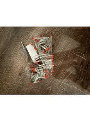 Vice Avm 10 M 100 Led Damla Uçlu Kırmızı Işık Şeffaf Kablo MZ-17-5 TG-V 11964