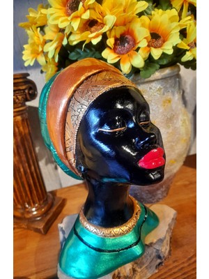 Satori Design El Boyama Arap Kız Dekoratij Obje