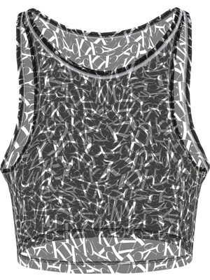 Calvin Klein Kadın Siyah Calvin Klein Tank-Mesh-Prınt Kadın Siyah Tank