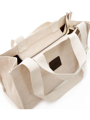 Legend Aksesuar Kadın Kanvas El ve Omuz Tote Çanta