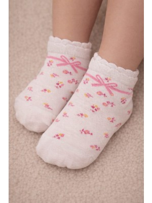 Gigi Giyim Çiçek Baskılı Kız Çocuk Çorap