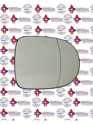 Aysan-Be Renault Clio-3 Hb 2009-2012 Mekanik(Isıtmasız) Kör Nokta Çizgili Üniteli Ayna Camı Sağ ve Sol Taraf
