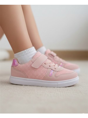 Elit 4359 Pudra Düz Taban Rahat Kız Çocuk Ayakkabı