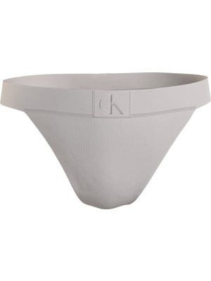Calvin Klein Kadın Krem Calvin Klein Tanga Kadın Krem Bikini Altı