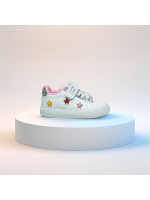 Elit Nano Kids 0441 Beyaz Işıklı Rahat Günlük Kız Çocuk Ayakkabı