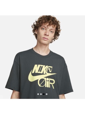 Nike Sportswear M90 Oc Pack 1 Short-Sleeve Gri Erkek T-Shirt FJ1083-060