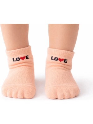 Gigi Giyim Love Baskılı Kız Çocuk Çorap