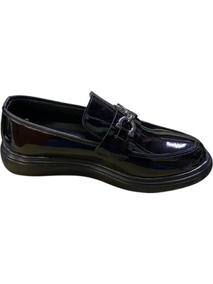 Güven Kundura Erkek Düz Kalın Tabanlı Tokalı