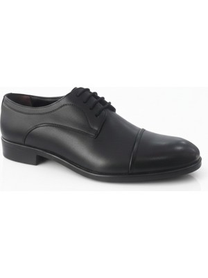 Elit Zöngürler 3201 Siyah Hakiki Deri Kaymaz Taban Günlük Erkek Klasik Ayakkabı