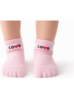 Gigi Giyim Love Baskılı Kız Çocuk Çorap