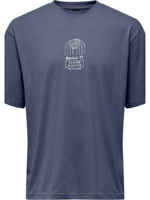 Only & Sons Erkek Onsmalık Lıfe Rlx Ss Tee Tr Relax Fit Kısa Kollu Tişört