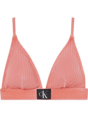 Calvin Klein Kadın Kırmızı Calvin Klein Trıangle Fıxed-Rp Kadın Kırmızı Bikini Üstü