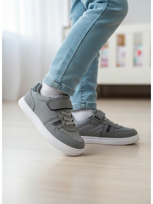 Elit 4358 Füme Düz Taban Rahat Erkek Çocuk Ayakkabı