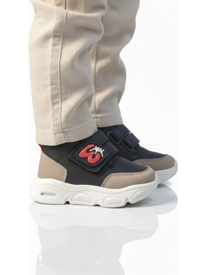 Elit 0297 Siyah Peluşlu Hafif Rahat Işıklı Erkek Bebe Bot