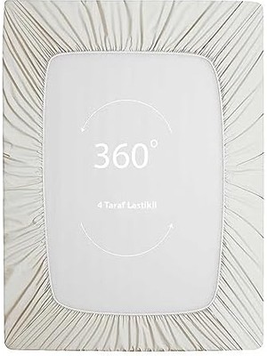 Storemax Soley | Puella |%100 Pamuk Lastikli Bebek Çarşaf | 70 x 140 Ekru