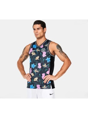 Nike Giannis Men's Dri-Fıt Printed Dna Basketball Jersey Siyah Erkek Basketbol Atlet FB7025-010