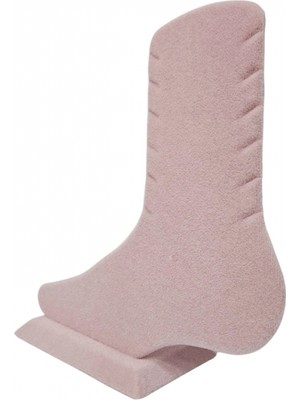 Özer Kutu Ayak Şeklinde Süet Halhal ve Bileklik Stand Mankeni Pembe