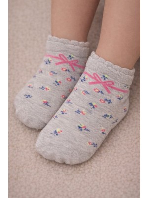 Gigi Giyim Çiçek Baskılı Kız Çocuk Çorap