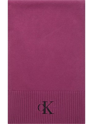 Calvin Klein Kadın Pembe Calvin Klein Monologo Embro Knıt Kadın Pembe Atkı