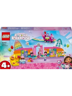 Storemax Gabby’nin Parti Odası 10797 – 4 Yaş ve Üzeri Çocuklar Doğum Günü Hediyesi Fikri, Parti Oyuncakları, Mini Bebek Figürleri ve Hayvan Figürleri Içeren Yaratıcı Oyuncak Yapım Seti (252 Parça)