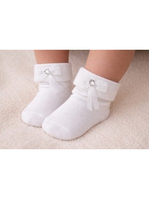 Gigi Giyim Kurdele Desenli Boncuklu Kız Çocuk Çorap