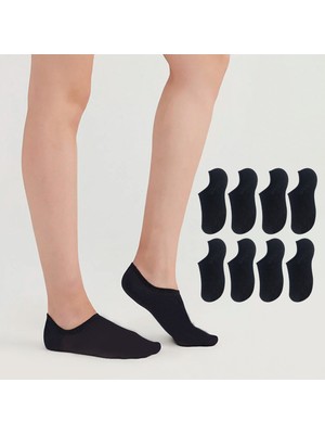 Kral Socks 8 Çift Unisex Pamuklu Terletmez Yazlık Görünmez Sneaker Çorap