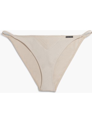 Calvin Klein Kadın Krem Calvin Klein Strıng Sıde Tıe Kadın Krem Bikini Altı