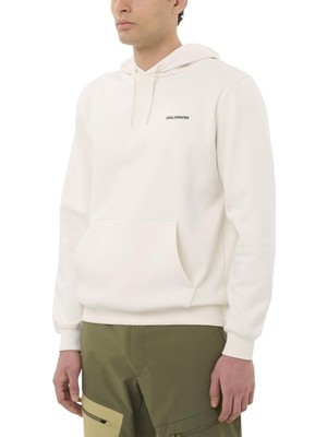 Belirtilmemiş Salomon CHEST LOGO HOODIE Erkek Sweatshirt Whisper White LC2675600
