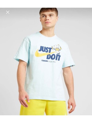 Nike Sportswear MAX90 ''cooking With Sole Graphic'' SU24 Short-Sleeve Mavi Erkek T-Shirt FV3749-474