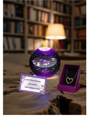 PremiumPort Renkli Işıklı Çelik Kalp Kolye, USB Bağlantılı, Şık ve Modern Takı