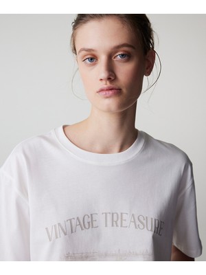 İpekyol Havyar baskılı tişört IS1260070108096