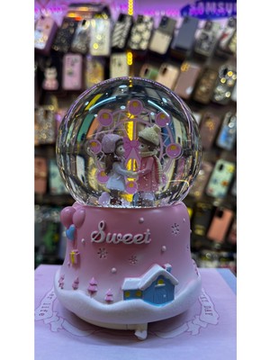 PremiumPort Büyük Boy Otomatik Kar Püskürtmeli Rgb Işıklı Müzikli Eğlence Cihazı