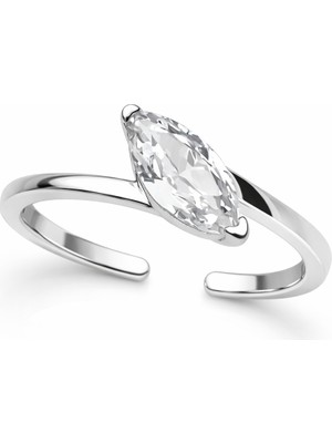 Venüs Design Çelik Damla Taş Yüzük (Ayarlanabilirdir)