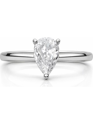 Venüs Design Çelik Damla Taş Yüzük (Ayarlanabilirdir)