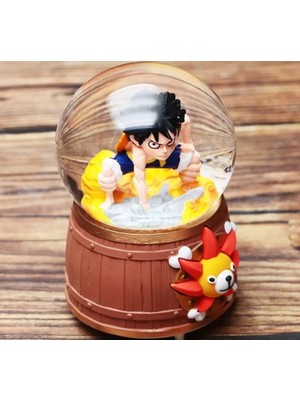 PremiumPort Mega Boy Anime Kar Küresi, Işıklı ve Müzikli Oto Püskürtmeli