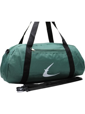 Harmela Haki Renkli Ayarlanabilir Askısı Unisex Spor Çantası Seyahat Çantası ve Fitness Çantası