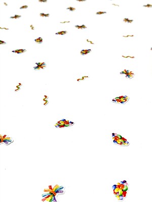 Candy Shop Temalı Masa Konfetisi – Gökkuşağı Renkli Doğum Günü Masa Süsü