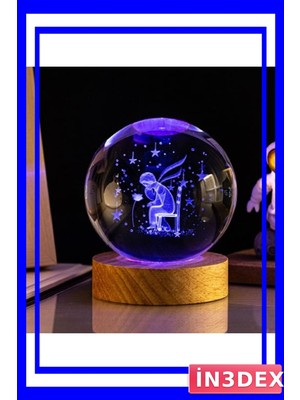 PremiumPort Işıklı Dekoratif Cam Küre 6cm, USB ile Çalışan, Şık ve Zarif Tasarım